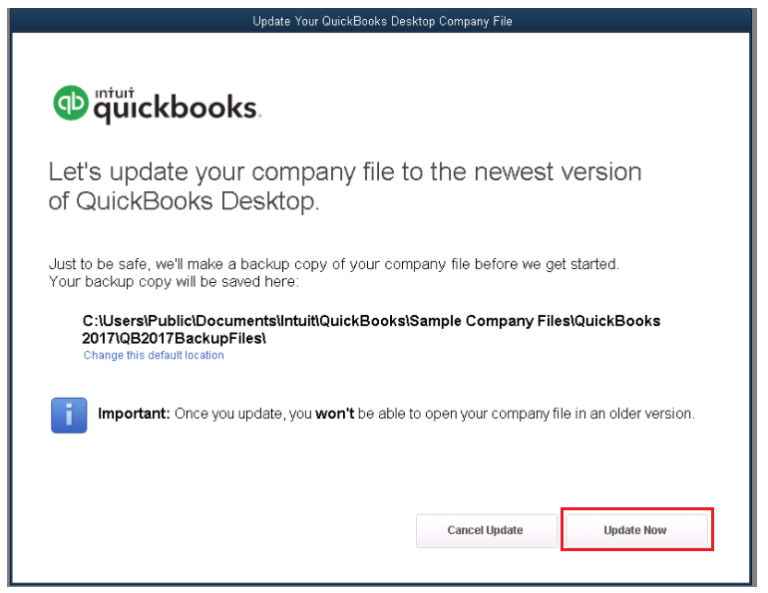 Upgrade QuickBooks Desktop