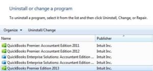 Uninstall and reinstall the QuickBooks file or program